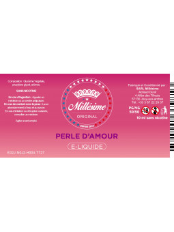 Millesime / E-Liquide / Perle d'amour / Fruité / 10ML