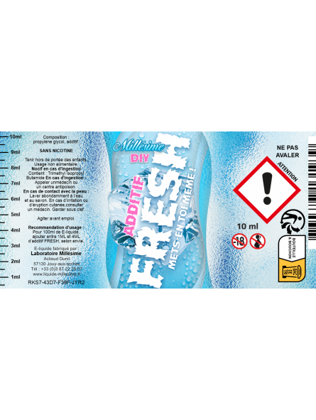 Millesime / Additif / Frais / 10ML
