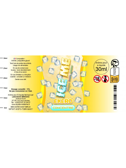Millesime / Concentré / Ekero / Gamme ICE ME / 30ML