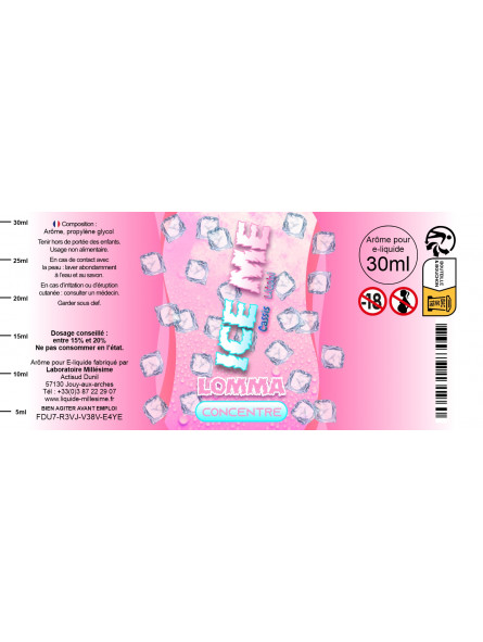 Millesime / Concentré / Lomma / Gamme ICE ME / 30ML