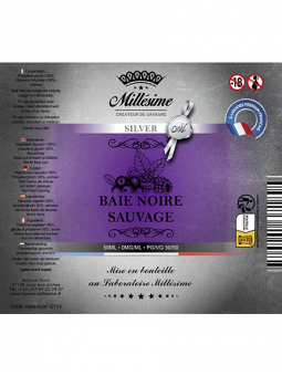 Millésime | E-liquide | Gamme Silver 50ML | Baie Sauvage