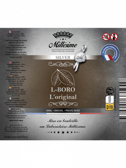 Millésime | E-liquide | Gamme Silver 50ML | L-Boro L'Original