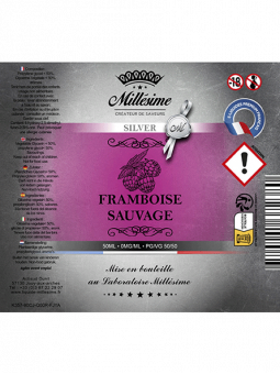 Millésime | E-liquide | Gamme Silver 50ML | Framboise Sauvage