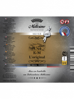 100.K-M L'ORIGINAL 50ML SILVER (Lot de 5)