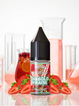Millésime | E-liquide | Gamme Silver Concentré 10ML | Diabolo Fraise