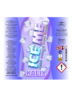 Millesime / E-Liquide / Kalix / Gamme ICE ME / 50ML