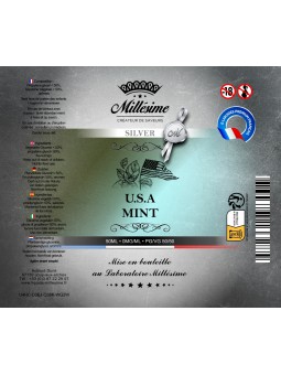 Millésime | E-liquide | Gamme Silver 50ML | USA MINT