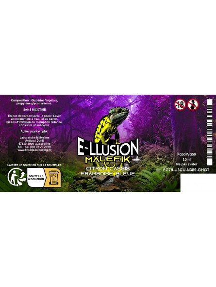 Millésime | E-liquide | E-llusion 10ML | Malefik