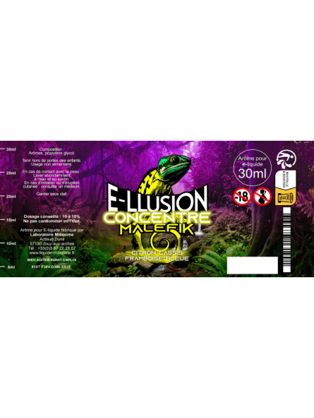 Millesime / Concentré / Malefik / E-LLUSION / 30ML