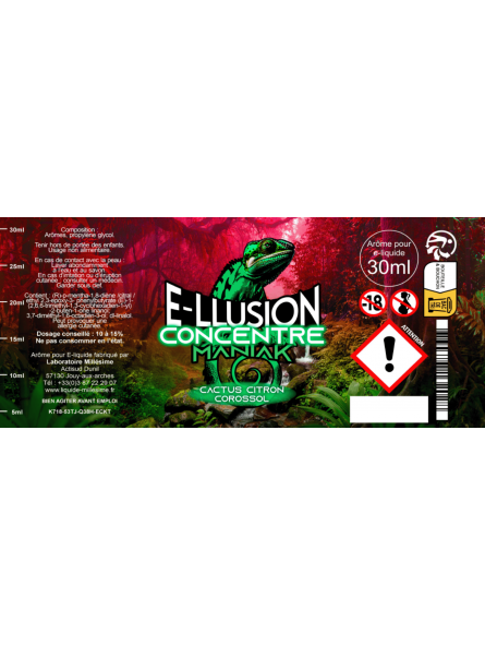 Millesime / Concentré / Maniak / E-LLUSION / 30ML