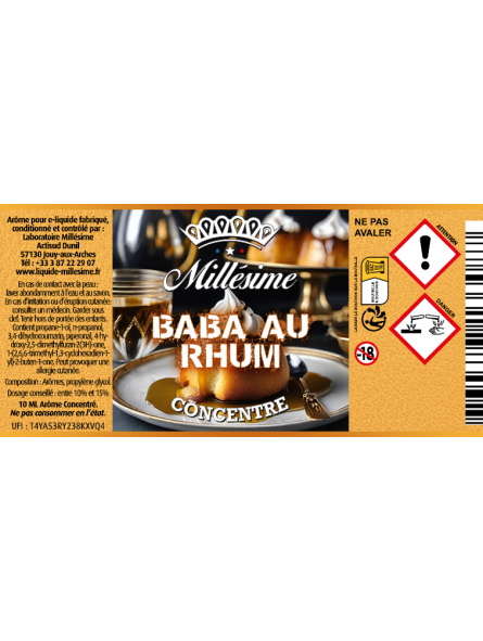 BABA AU RHUM CONCENTRE