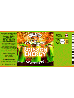 Millésime | E-liquide | Gamme Silver Concentré 10ML | Boisson Energy