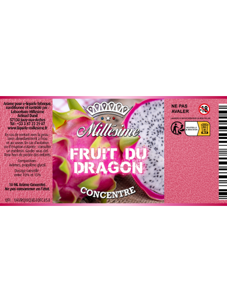 Millésime | Gamme Silver Concentré 10ML | Fruit du Dragon