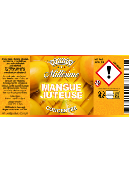 Millésime | E-liquide | Gamme Silver Concentré 10ML | Mangue Juteuse