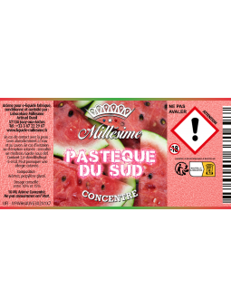 Millésime | E-liquide | Gamme Silver Concentré 10ML | Pastèque Du Sud