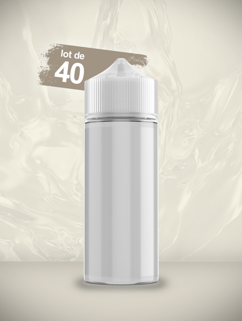 Millesime / Flacon Non Gradué / DIY / 120ML / Lot de 40
