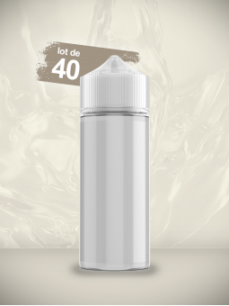 Millesime / Flacon Non Gradué / DIY / 120ML / Lot de 40