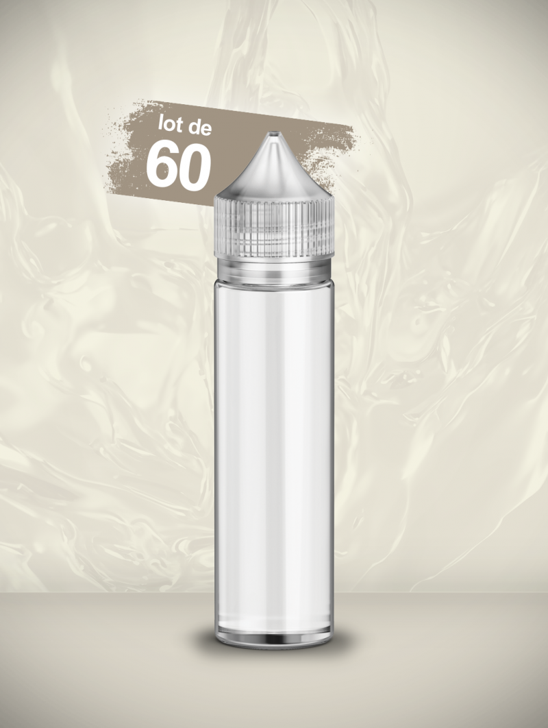 Millesime / Flacon Non Gradué / DIY / 70ML / Lot de 60
