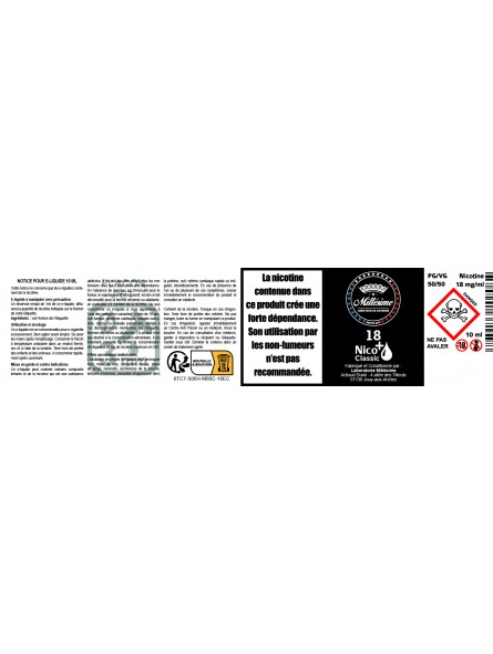 Millésime | E-liquide | Gamme Bosster 18MG
