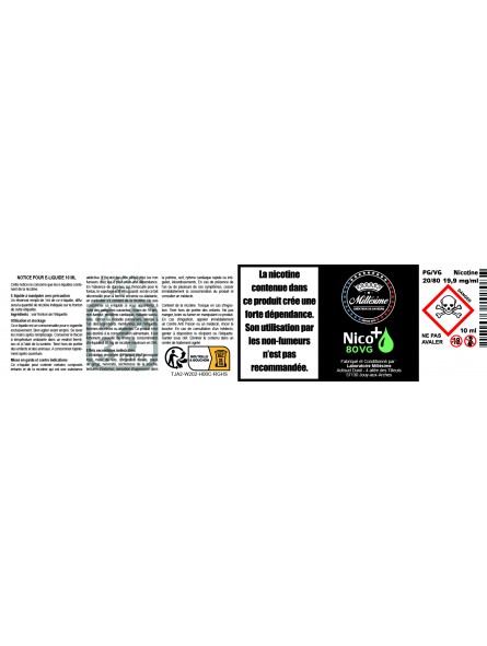Millésime | E-liquide | Gamme Bosster 20MG