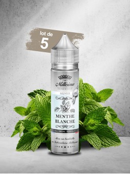 107.MENTHE BLANCHE 50ML SILVER (Lot de 5)