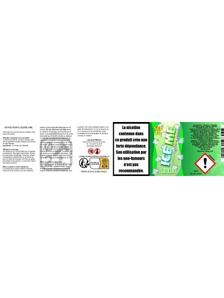 Millesime / E-Liquide Sels de nicotine / Taby / 10ML