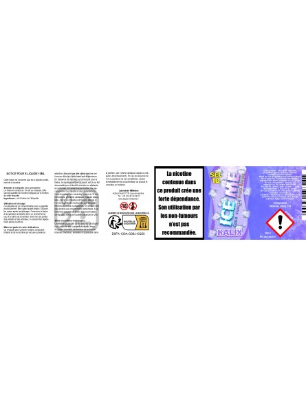 Millesime / E-Liquide Sels de nicotine / Kalix / 10ML