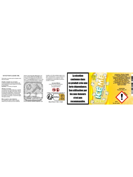 Millesime / E-Liquide Sels de nicotine / Ekero / 10ML