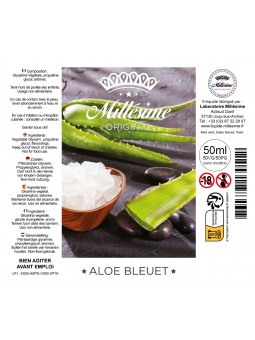 Millésime | E-liquide | Gamme Original 50ML | Aloe Bleuet
