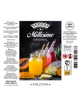 Millésime | E-liquide | Gamme Original 50ML | Fruitimi / 50ML