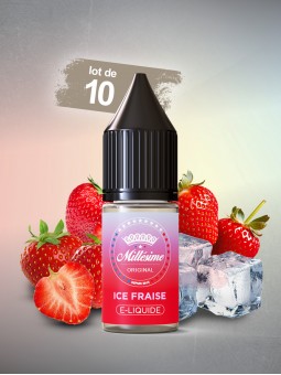 | Millesime | E-Liquide • Ice Fraise Fruité | Lot 10 x 10ML