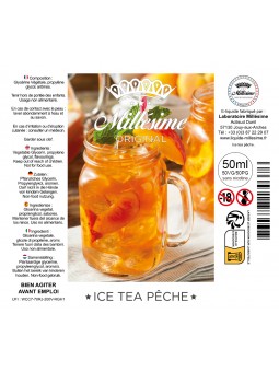Millésime | E-liquide | Gamme Original 50ML | Ice TeaPeche