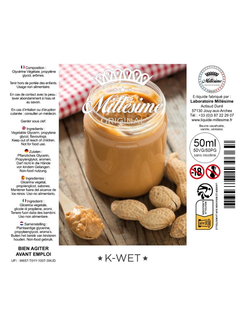 elfbar nachfüll pod läuft aus Millésime | E-liquide | Gamme Original 50ML