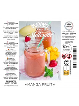 Millesime / E-Liquide / Manga Fruit / Gamme ORIGINAL / 50ML