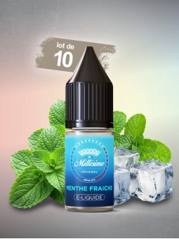 008.MENTHE FRAICHE 10ML (Lot de 10)