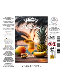 Millésime | E-liquide | Gamme Original 50ML | Paradisio / 50ML