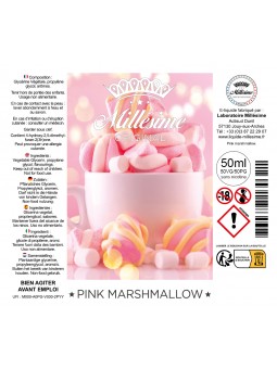 Millésime | E-liquide | Gamme Original 50ML | Pink Marshmallow