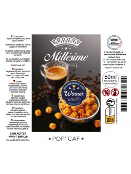Millésime | E-liquide | Gamme Original 50ML | Pop'Caf