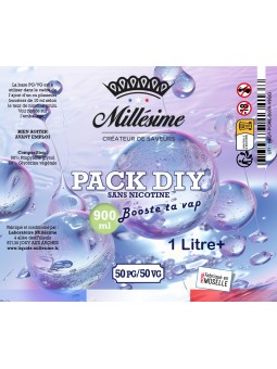Millesime / Pack Base DIY 50VG/50VG 1 LITRE