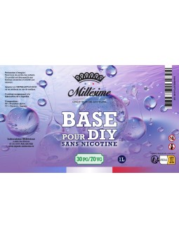 Millesime / Base / 30PG70VG / 1L