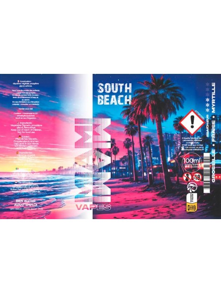 Millesime / E-Liquide / South Beach / Gamme Miami Vapes / 100ML