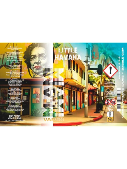 Millesime / E-Liquide / Little Havana / Gamme Miami Vapes / 100ML