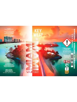 Millesime / E-Liquide / Key West / Gamme Miami Vapes / 100ML