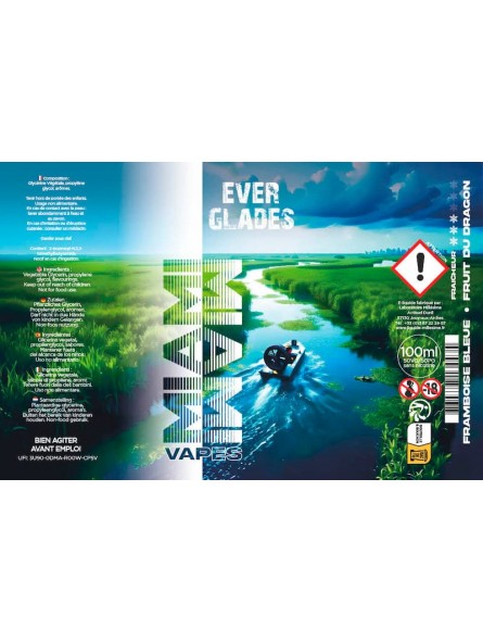 Millesime / E-Liquide / Ever Glade / Gamme Miami Vapes / 100ML