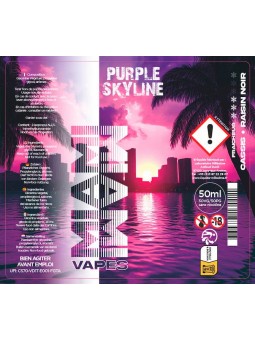 Millesime / E-Liquide / Skyline / Gamme Miami Vapes / 50ML