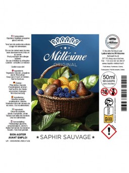 Millésime | E-liquide | Gamme Original 50ML | Saphir Sauvage