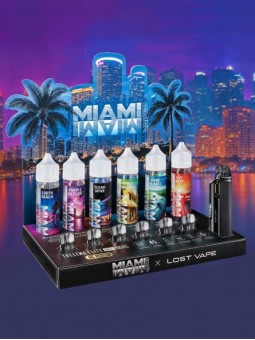 PACK PRESENTOIR MIAMI VAPES (72 bouteilles)