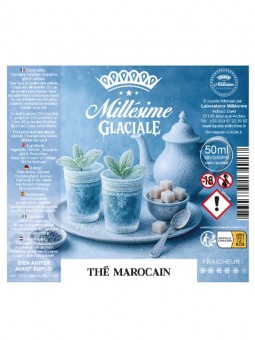 Millésime | E-liquide | Gamme Original Glaciale 50ML | Thé Marocain