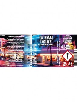 Millesime / Concentré / Ocean Drive / Gamme MIAMI VAPES / 30ML