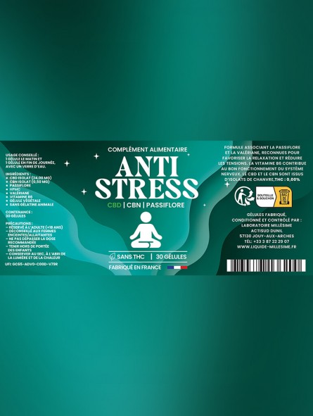 Millésime | CBD | Gélules ANTI-STRESS